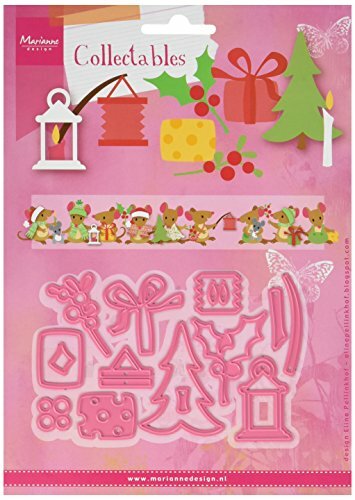 Коллекционные предметы Marianne Design Eline Christmas Decoration Die, Металл, Розовый, 21.1
