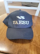 Vintage Yaesu Communications Navy Mesh Snapback Trucker Hat Cap Ham Radio