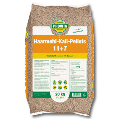 Provita Haarmehl-Kali-Pellets 20 kg NK-Dünger Universaldünger