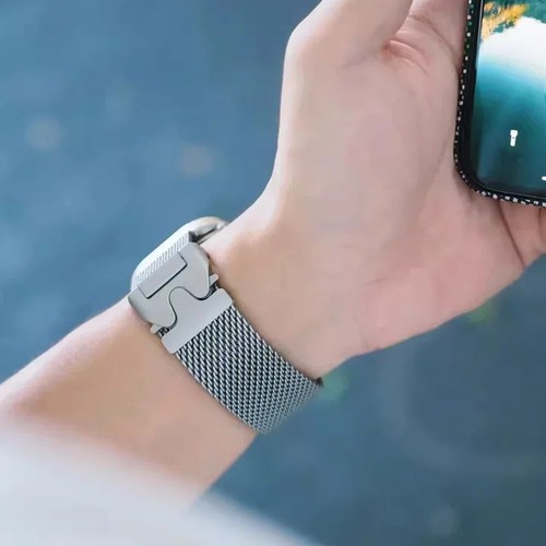 Cinturino Orologio Loop Milanese Nuovo per Apple Watch Ultra 2 49mm 46mm 45mm - Foto 11 di 16