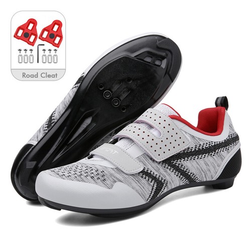 MTB Cycling Shoes with Cleats Breathable Men Road Bike Shoes Mountain Bike Shoes - 第 20/21 張圖片