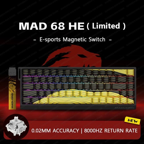 Keyboard Magnetic Switch Madcatz Mad60he Wired Game Keyboard Rapid Trigger New - Picture 23 of 41