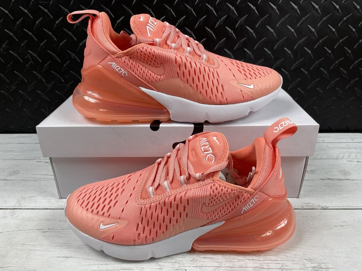 New Womens Nike Air Max 270 Sz 6.5 Crimson Bliss White Bright