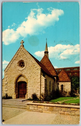 Vtg Milwaukee Wisconsin WI Joan of Arch Chapel Church View 1960s Postcard - Picture 1 of 2