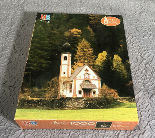 Rompecabezas de colección Milton Bradley serie Big Ben Tirol del Sur Italia 1000 piezas - Imagen 1 de 6
