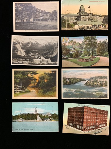 Vintage Postkarten 1900 (16) verschiedene kanadische Städte und Gemeinden - Bild 4 von 6