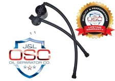 J&L OSC Oil Catch Can Fits 2014-2019 Chevrolet Corvette LT1 6.2L