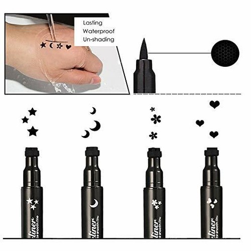 1-Pack Winged Eyeliner Stamp Kit – Waterproof Long-Lasting Liquid Eyeliner Pen - Picture 28 of 42