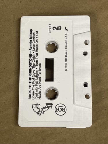 Ronnie Milsap: Back to the Grindstone (Cassette, 1991) - Picture 4 of 4