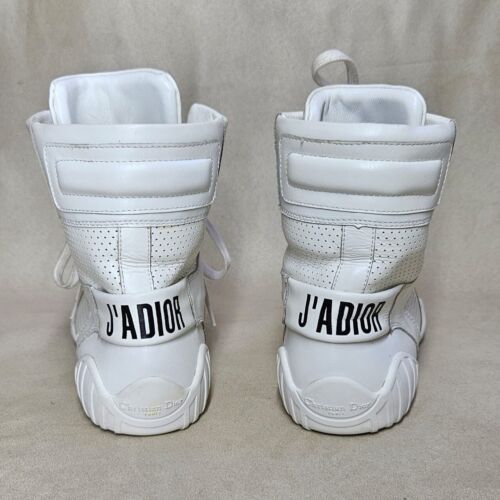 CHRISTIAN DIOR D-Fence White Sneakers Size 38 EU - Picture 4 of 16