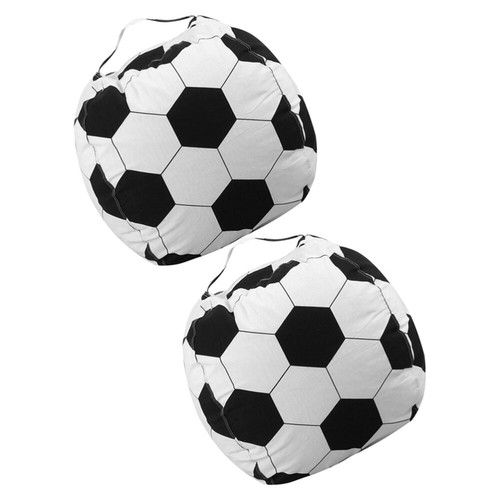 2 stücke Indoor Fußball Sitzsack Stuhl Abdeckung Plüsch Spielzeug Lagerung - Bild 2 von 12