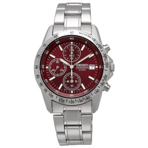 SEIKO SPIRIT SBTQ045 Reloj Cronógrafo Hombre Rojo Modelo Limitado Cuarzo NUEV...