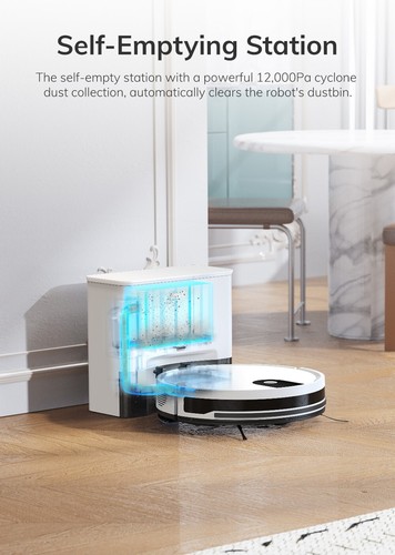 ILIFE G9Pro Roboterstaubsauger, mit Selbstentleerungsstation, 3KPa Saugleistung - Bild 17 von 24