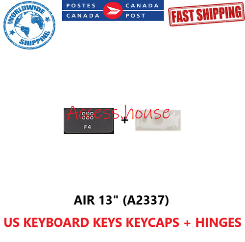 New US Keyboard Keys Keycaps Clips Hinges for Macbook Air 13" A2337 - Bild 12 von 157