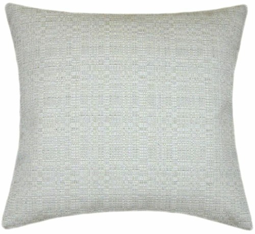 Sunbrella Linen Silver Indoor/Outdoor Textured Pillow