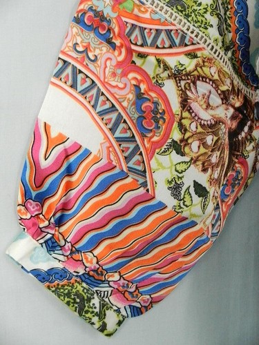 Sexy Blusa Boho $98 Boston Propia Pergamino Cachemira Cuello en V Manga Larga, XS 2-4, NUEVA - Imagen 6 de 11