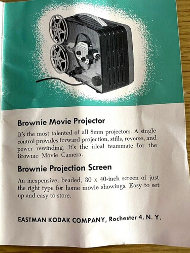 Cámara de cine Brownnie 1957 guía de colección para tomar fotos Eastman Kodak - modelo 2 - Imagen 9 de 9