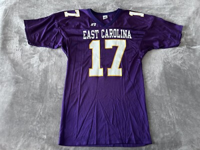 Vintage 90's Y2K Russell East Carolina Pirates #17 Football Jersey