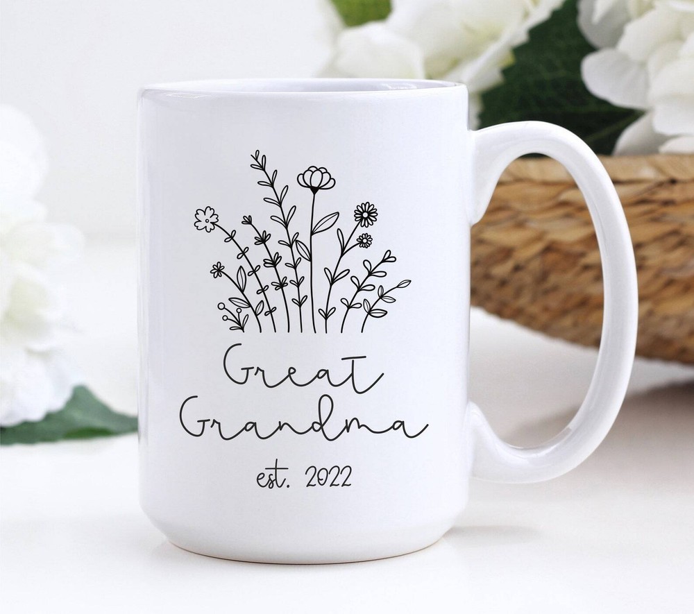 Great Grandma Mug Pregnancy Announcement Gift for New Great Grandmas