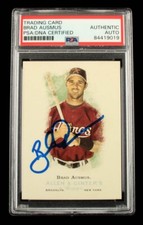 Brad Ausmus Signed 2006 Topps Allen and Ginter #163 Card Auto PSA