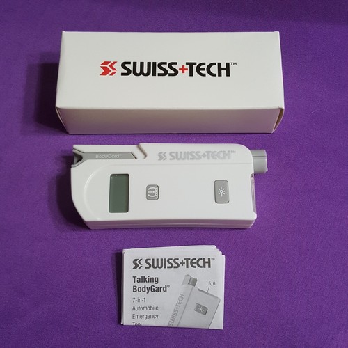 Swiss+Tech Talking Body Guard 7-n-1 Emergency Tool Glass Break Seatbelt Cutter - Imagen 2 de 6