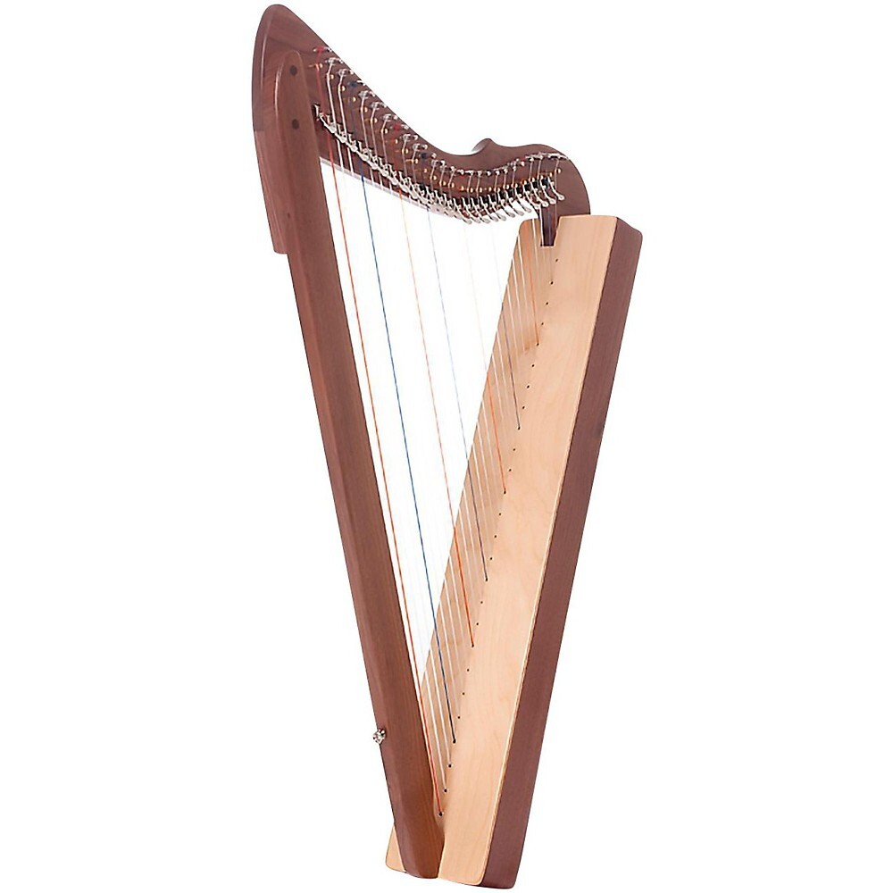 Специальная версия арфы Rees Harps, полностью покрытая льдом, из орехового дерева