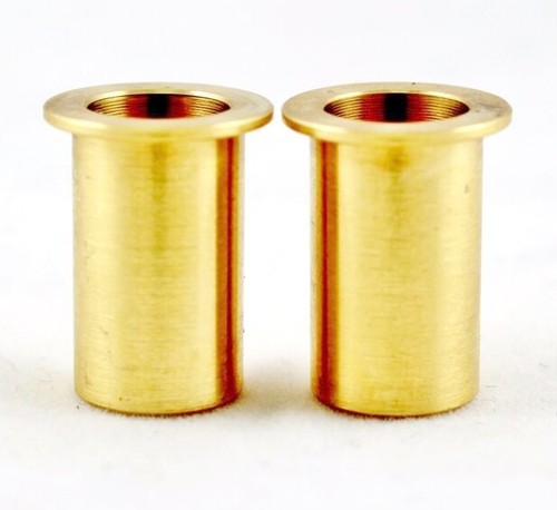 89-98 Cummins 12V Bell Crank Throttle Shaft Linkage Bushings Pair Brass Upgrade - Foto 3 di 5