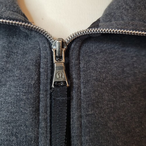Lululemon En Route beheizt schwarz grau Reißverschluss Rückenkragenjacke Gr. 8 - Bild 7 von 16