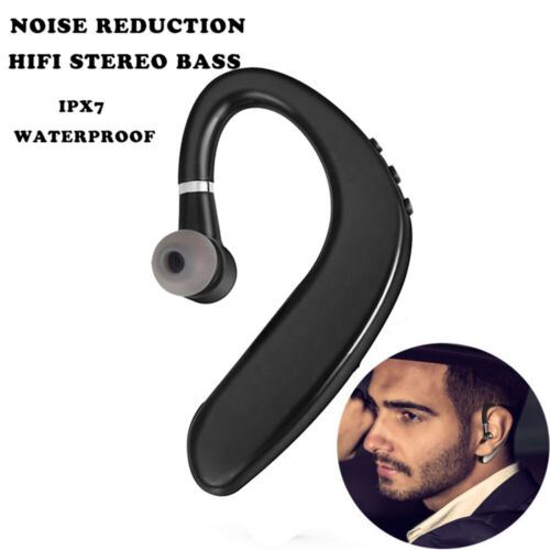 Bluetooth Earpiece Headphones Earbuds Headset Wireless Hands Free iPhone Android - Picture 1 of 12