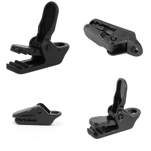 20x Awning Tarp Clips Set Buckle Tent Clamp Heavy Duty Black Camping Tools UK - Picture 19 of 19