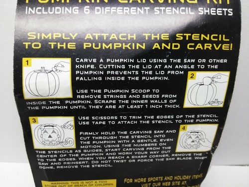 LOUISVILLE CARDINALS Halloween Thanksgiving Pumpkin Carving Kit- 6 COOL PATTERNS - Bild 5 von 9