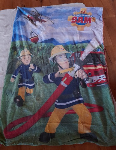 Kinder Bettwäsche Feuerwehrmann Sam 135x200 Baumwolle Pontypandy Fan - Bild 4 von 5