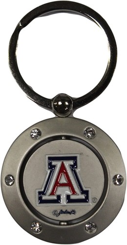NCAA Arizona Wildcats Spinner Keychain - Picture 1 of 2