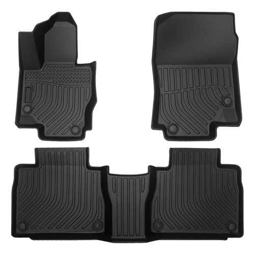All Weather Floor Mats for 2020-2025 Mercedes Benz GLE350 GLE580 Rubber Liners - Picture 2 of 11