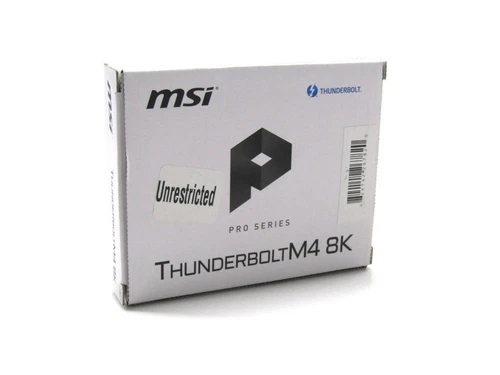New - Open Box MSI Pro Series ThunderBoltM4 8K Thunderbolt 4 Expansion Card
