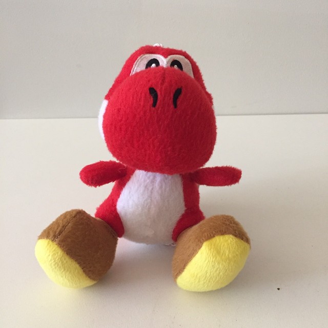red yoshi plush