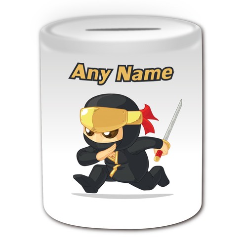 Personalisiertes Geschenk Ninjutsu Ninja Becher Geldbox Tasse Kung Fu Kung Fu Japan Japanisch - Bild 19 von 20