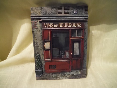 3 FRENCH PARIS STORE FRONT WALL PLAQUES RESIN 3D ART by CHIU TAK HAK - Picture 2 of 11