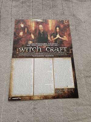 FPOT203 MAGAZINE ARTICLE & PICTURE 12X9'' BELPHEGOR