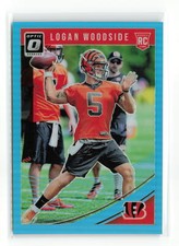 LOGAN WOODSIDE #110 /299 RC 2018 PANINI OPTIC BENGALS AQUA