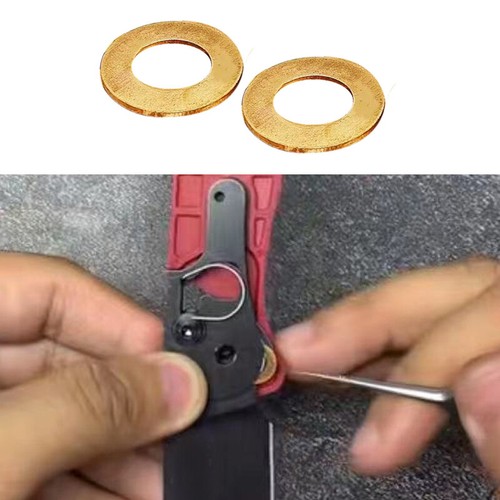 2pcs Brass Washer Bronze Copper Metal Cushion Pad Ring Meson Shim Gasket Parts - Picture 6 of 9