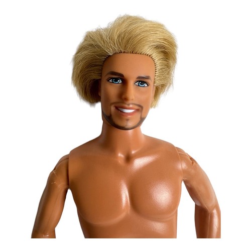 Vintage Ken Barbie Doll by Mattel 1968 1997 Blonde Blue Eyes BEARD Twists Turns - Picture 2 of 9