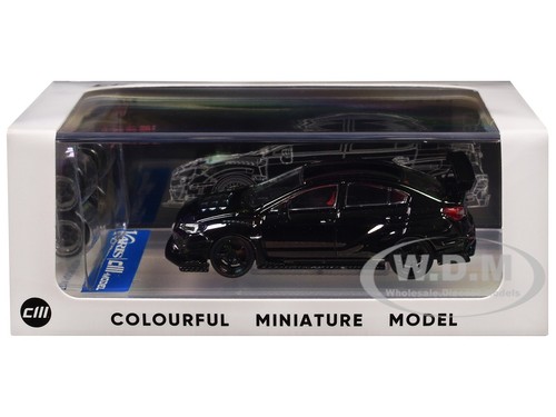 SUBARU VAB WRX S4 WIDEBODY BLACK W/EXTRA WHEELS 1/64 BY CM MODEL CM64-WRX-06 - Picture 7 of 8