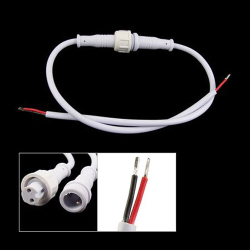 80X(LED Light Strips Male Female 2 Pin Waterproof Connector Cable Weiß Z4Q5) 80X(LED Light Strips Male Female 2 Pin Waterproof Connector Cable Weiß Z4Q5)