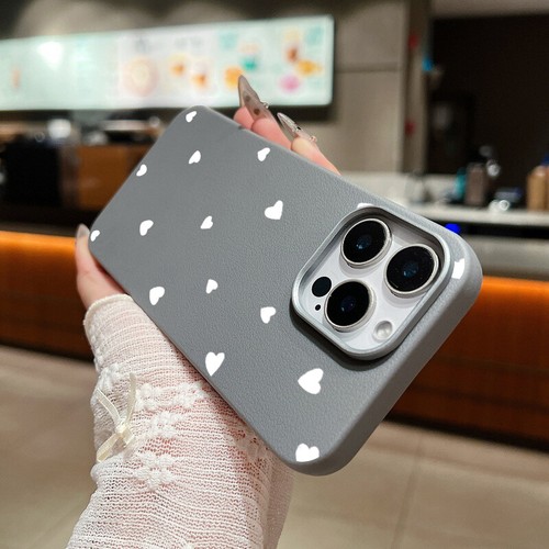 For iPhone 16 Pro Max 15 14 13 12 11 6 7 8 SE Heart Shockproof Phone Case Cover - Picture 8 of 16