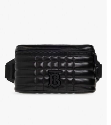 Burberry Tb-monogram Quilted Belt Bag In Black Cube Cumbag - Picture 4 of 17