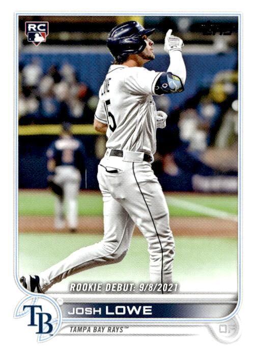 2022 Topps Update #US287 Josh Lowe Rookie Debut
