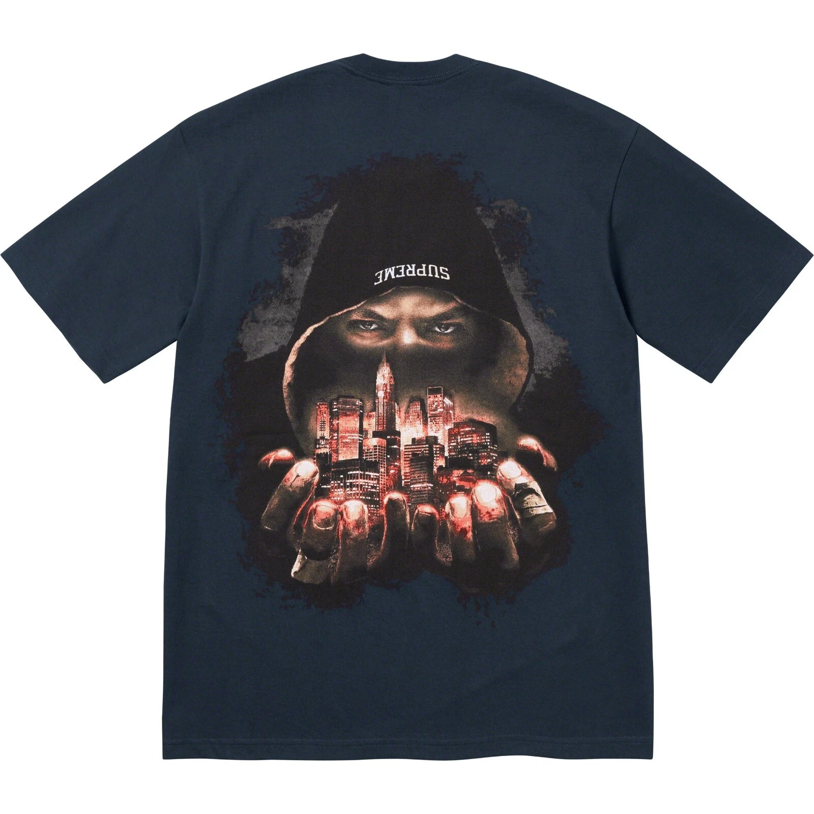 Tee shirt taille M Supreme Fighter bleu marine FW23 neuf