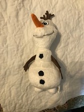 Disney Frozen Olaf 10" Plush Stuffed Toy Disney Press 2014 Preowned
