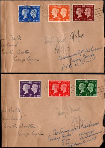GB KG VI 1936-1952 Covers Plain FDC Olympic Festival UPU Guernsey Jersey Slogans - Picture 102 of 123